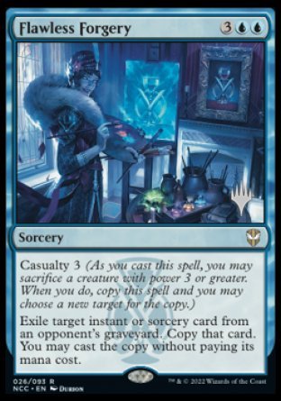 Flawless Forgery (Promo Pack) [Streets of New Capenna Commander Promos] | Exor Games Truro
