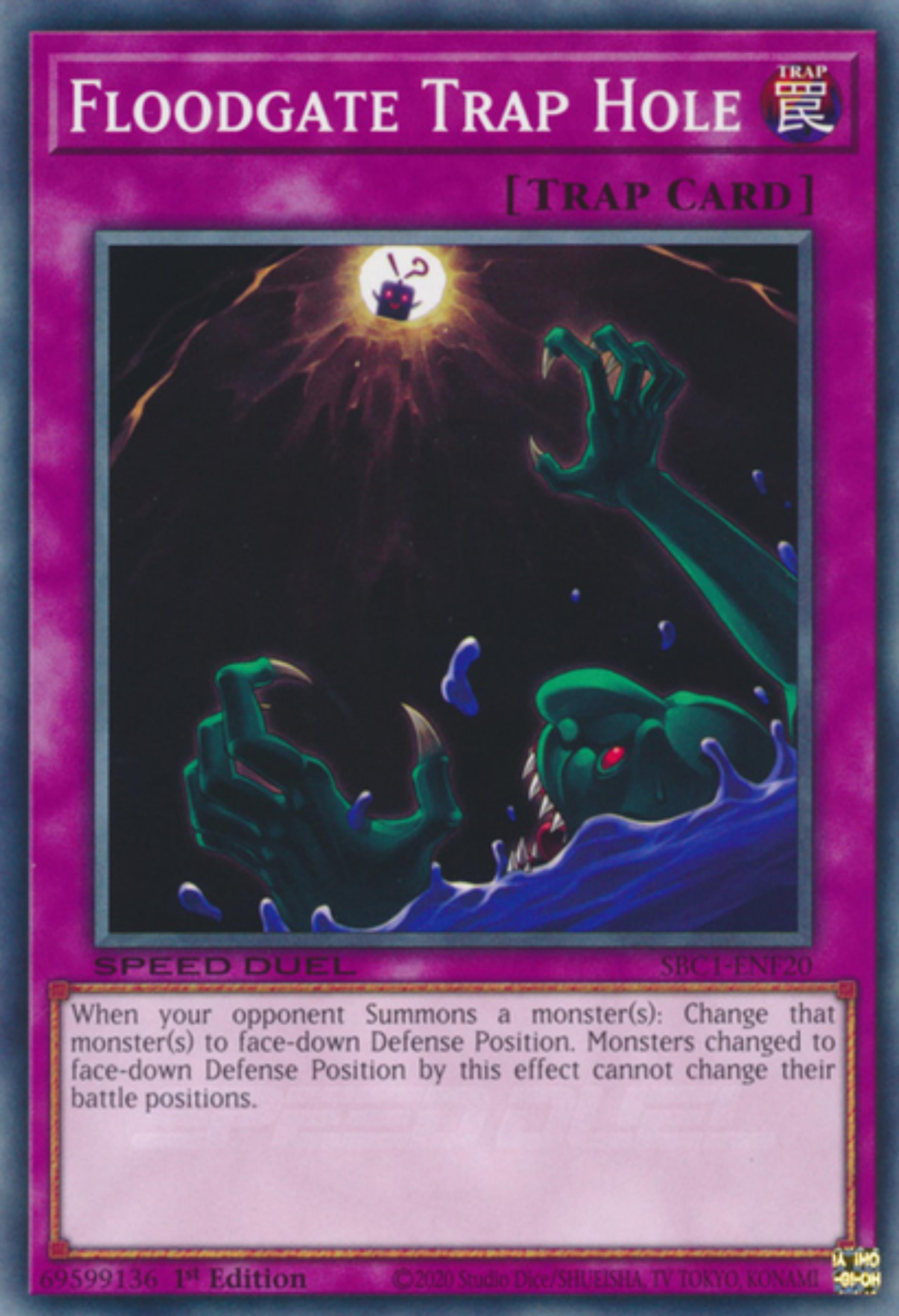 Floodgate Trap Hole [SBC1-ENF20] Common | Exor Games Truro