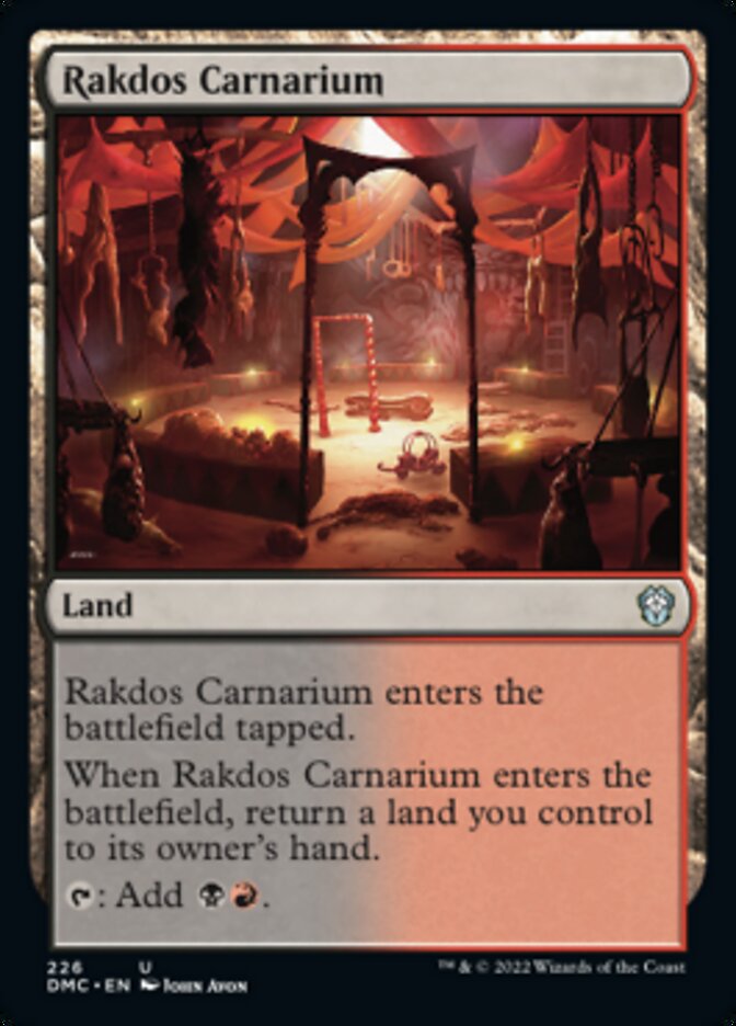 Rakdos Carnarium [Dominaria United Commander] | Exor Games Truro