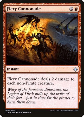 Fiery Cannonade [Ixalan] | Exor Games Truro