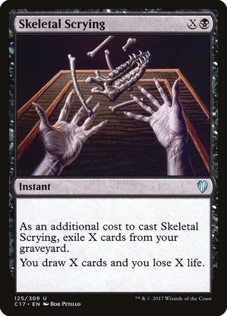 Skeletal Scrying [Commander 2017] | Exor Games Truro