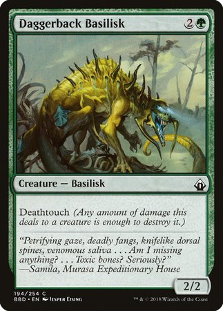 Daggerback Basilisk [Battlebond] | Exor Games Truro