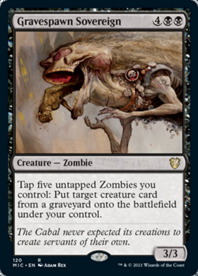 Gravespawn Sovereign [Innistrad: Midnight Hunt Commander] | Exor Games Truro