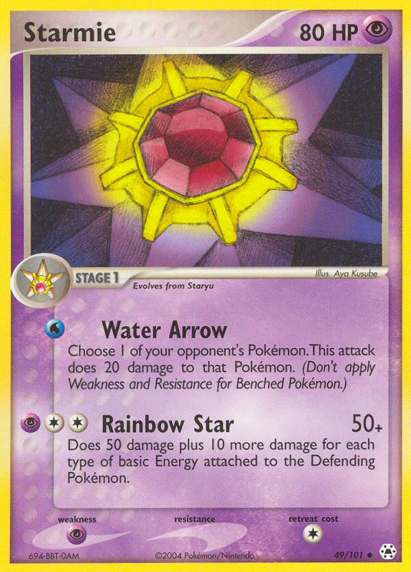 Starmie (49/101) [EX: Hidden Legends] | Exor Games Truro