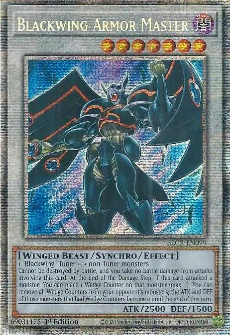 Blackwing Armor Master [BLCR-EN099] Starlight Rare | Exor Games Truro