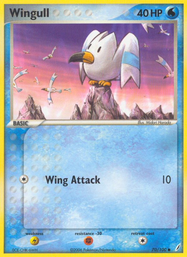 Wingull (70/100) [EX: Crystal Guardians] | Exor Games Truro