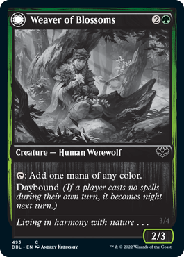 Weaver of Blossoms // Blossom-Clad Werewolf [Innistrad: Double Feature] | Exor Games Truro