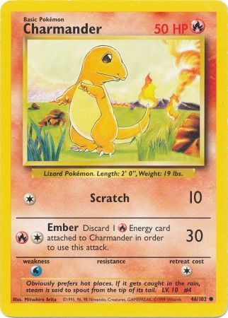 Charmander (46/102) [Base Set Unlimited] | Exor Games Truro