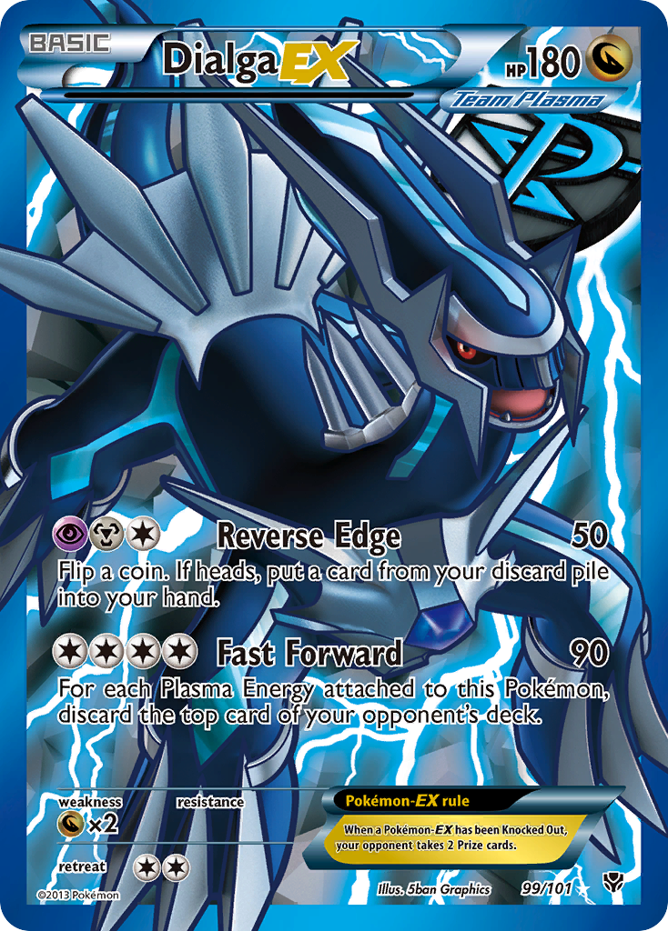 Dialga EX (99/101) [Black & White: Plasma Blast] | Exor Games Truro