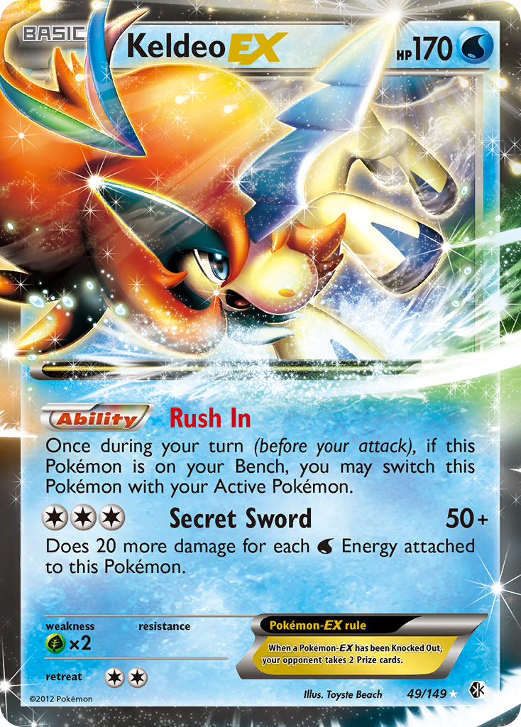 Keldeo EX (49/149) [Black & White: Boundaries Crossed] | Exor Games Truro