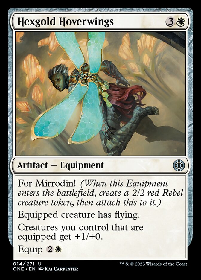 Hexgold Hoverwings [Phyrexia: All Will Be One] | Exor Games Truro