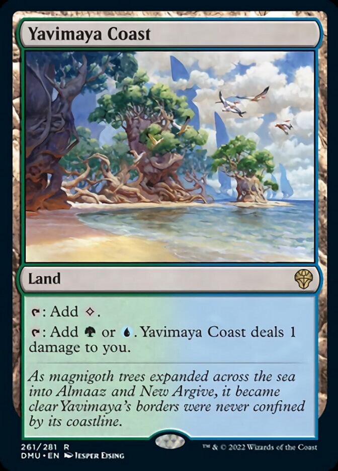 Yavimaya Coast [Dominaria United] | Exor Games Truro