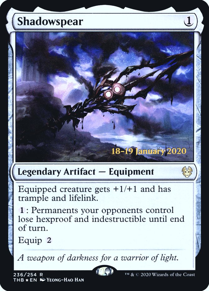 Shadowspear [Theros Beyond Death Prerelease Promos] | Exor Games Truro