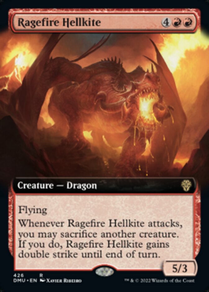 Ragefire Hellkite (Extended Art) [Dominaria United] | Exor Games Truro