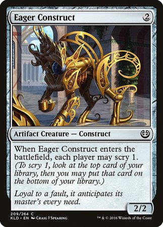 Eager Construct [Kaladesh] | Exor Games Truro