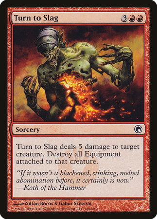 Turn to Slag [Scars of Mirrodin] | Exor Games Truro