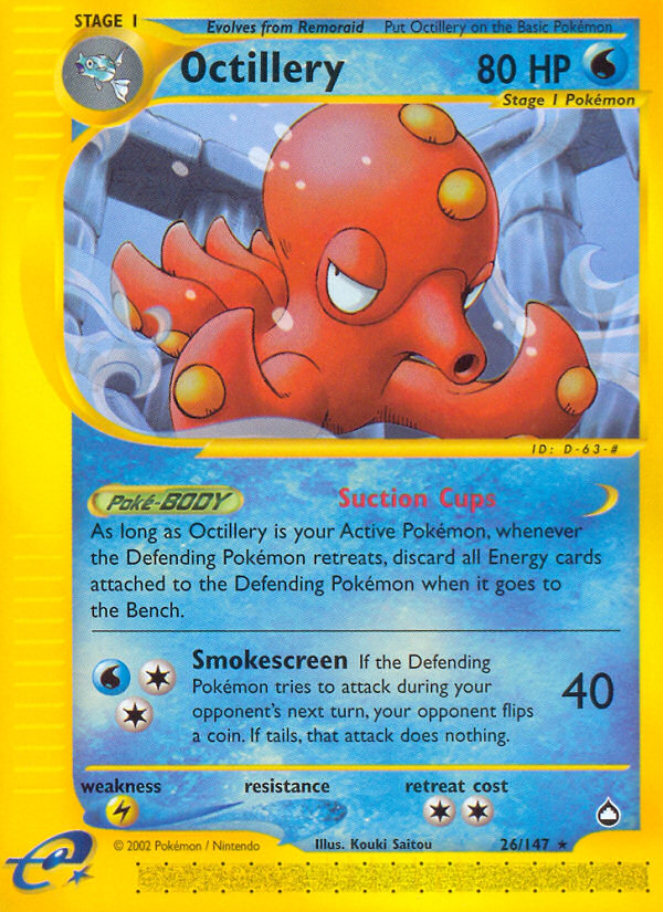 Octillery (26/147) [Aquapolis] | Exor Games Truro