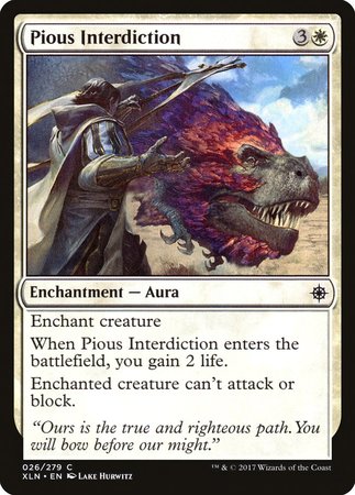 Pious Interdiction [Ixalan] | Exor Games Truro