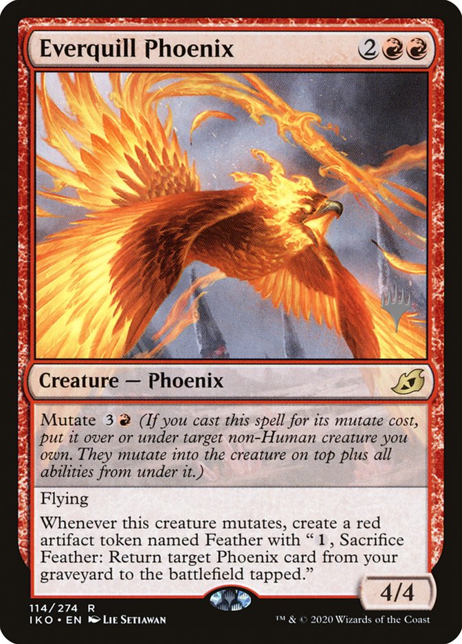 Everquill Phoenix (Promo Pack) [Ikoria: Lair of Behemoths Promos] | Exor Games Truro