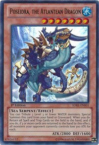 Poseidra, the Atlantean Dragon [SDRE-EN001] Ultra Rare | Exor Games Truro