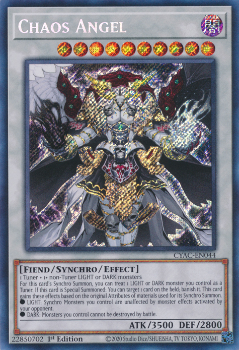 Chaos Angel [CYAC-EN044] Secret Rare | Exor Games Truro