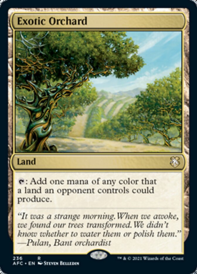 Exotic Orchard [Dungeons & Dragons: Adventures in the Forgotten Realms Commander] | Exor Games Truro