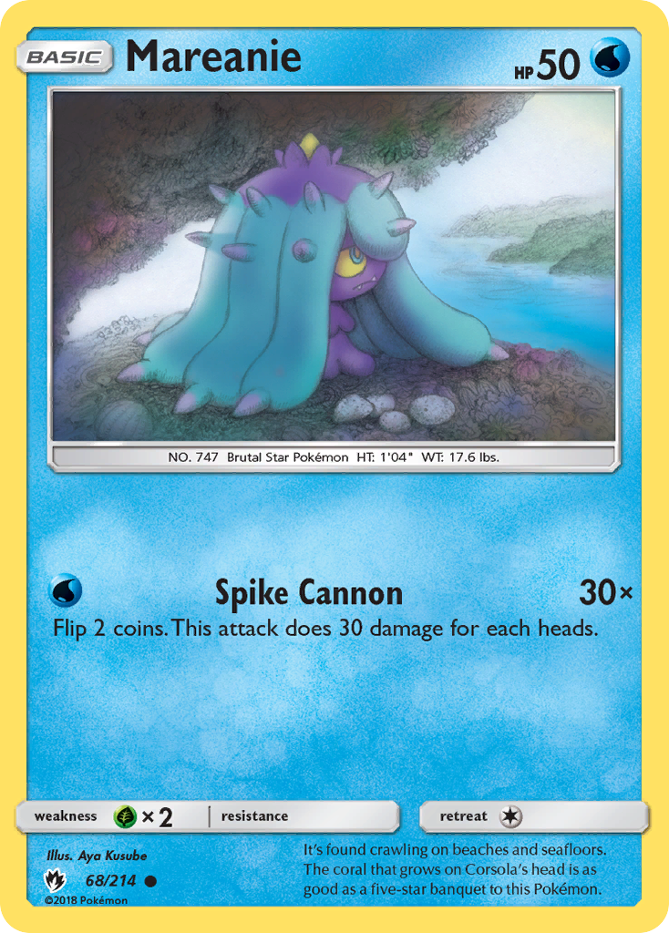 Mareanie (68/214) [Sun & Moon: Lost Thunder] | Exor Games Truro