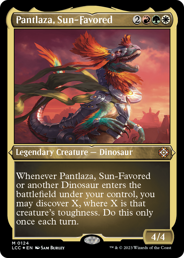 Pantlaza, Sun-Favored (Display Commander) [The Lost Caverns of Ixalan Commander] | Exor Games Truro