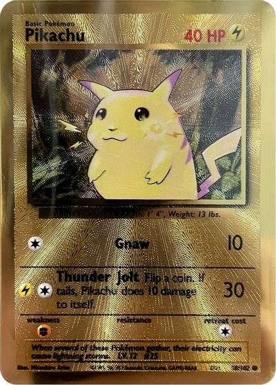 Pikachu (58/102) (Celebrations Metal Card) [Celebrations: 25th Anniversary] | Exor Games Truro