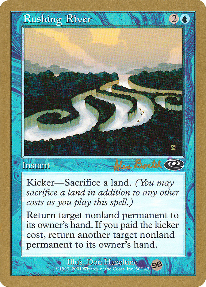 Rushing River (Alex Borteh) (SB) [World Championship Decks 2001] | Exor Games Truro