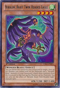 Heraldic Beast Twin-Headed Eagle [CBLZ-EN015] Rare | Exor Games Truro