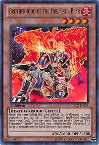 Brotherhood of the Fire Fist - Bear [CBLZ-EN024] Ultra Rare | Exor Games Truro