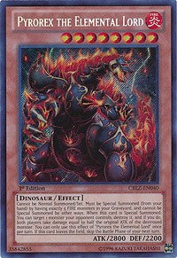 Pyrorex the Elemental Lord [CBLZ-EN040] Secret Rare | Exor Games Truro