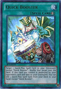 Quick Booster [CBLZ-EN065] Ultra Rare | Exor Games Truro