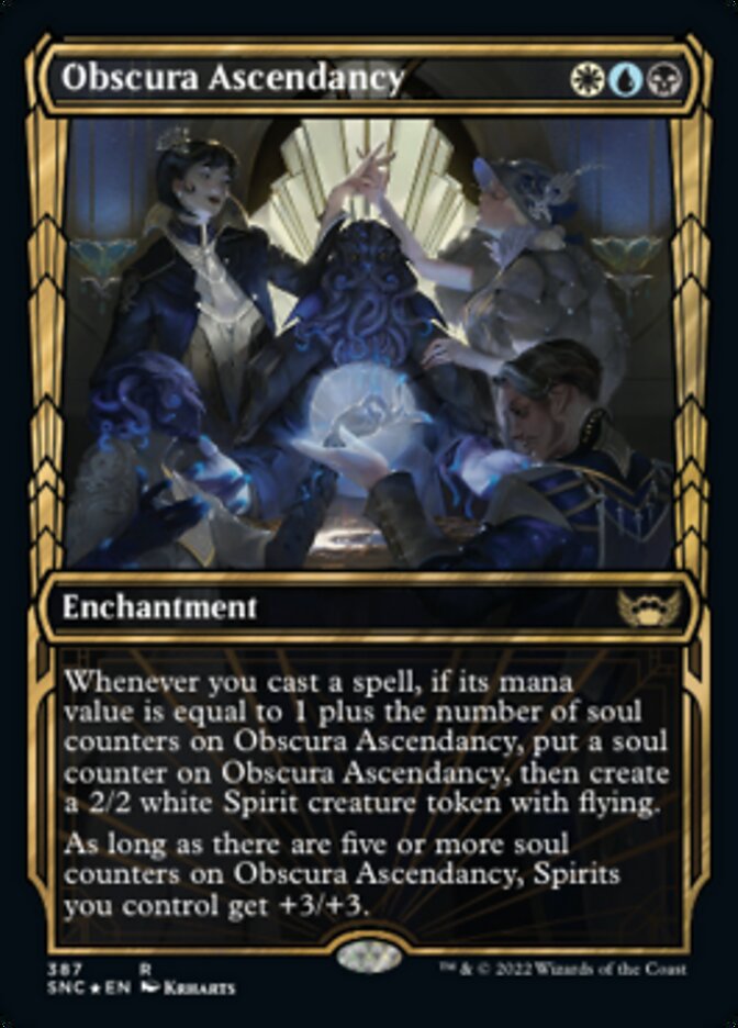 Obscura Ascendancy (Showcase Golden Age Gilded Foil) [Streets of New Capenna] | Exor Games Truro