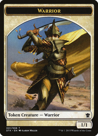 Warrior Token [Dragons of Tarkir Tokens] | Exor Games Truro