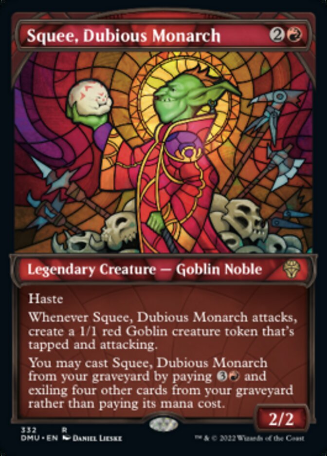 Squee, Dubious Monarch (Showcase Textured) [Dominaria United] | Exor Games Truro