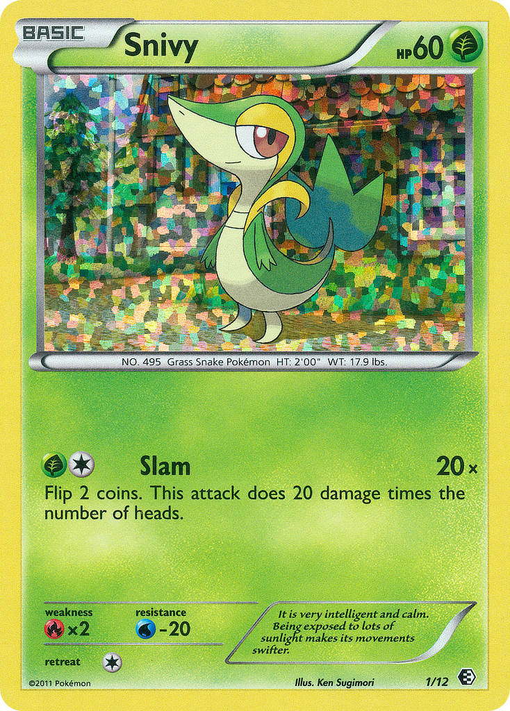 Snivy (1/12) [McDonald's Promos: 2011 Collection] | Exor Games Truro