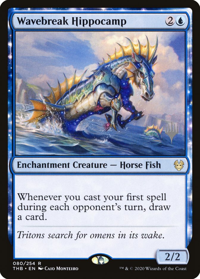 Wavebreak Hippocamp (Promo Pack) [Theros Beyond Death Promos] | Exor Games Truro