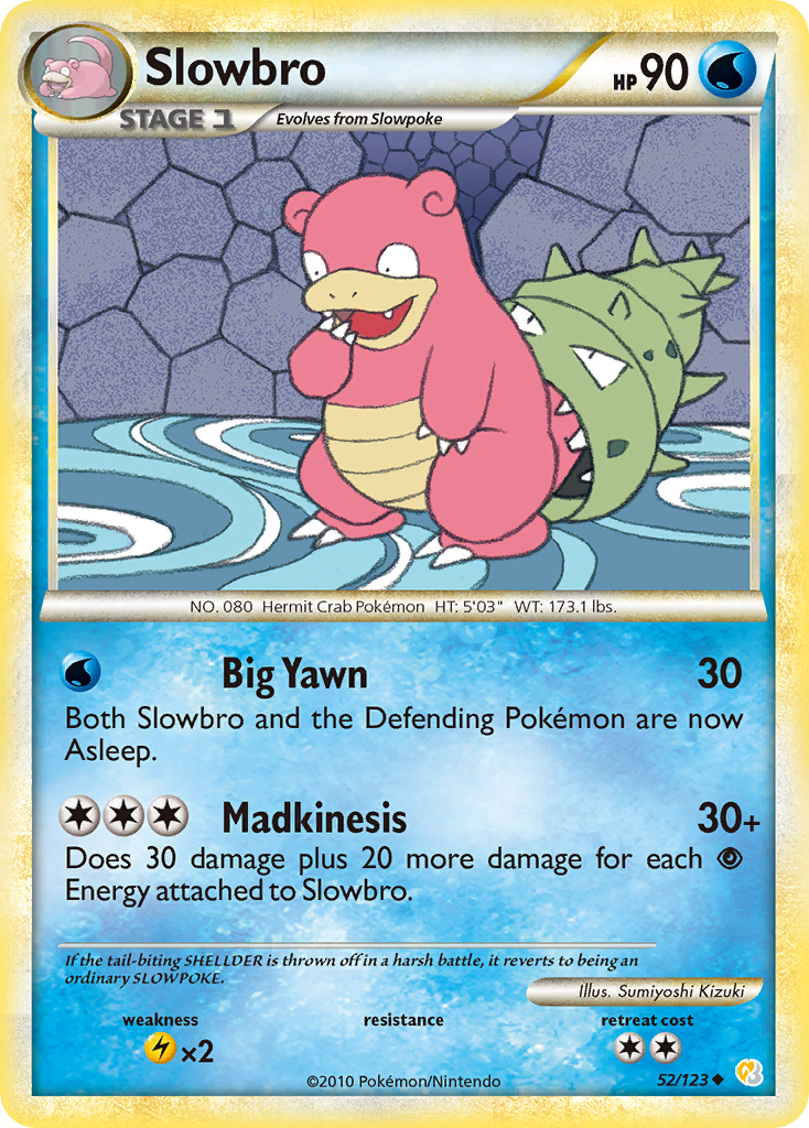 Slowbro (52/123) [HeartGold & SoulSilver: Base Set] | Exor Games Truro