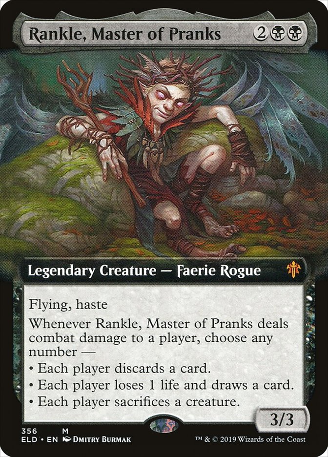 Rankle, Master of Pranks (Extended Art) [Throne of Eldraine] | Exor Games Truro