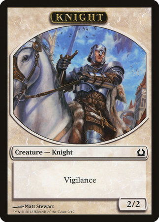 Knight Token [Return to Ravnica Tokens] | Exor Games Truro