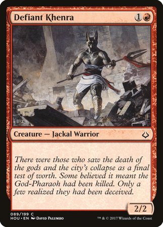 Defiant Khenra [Hour of Devastation] | Exor Games Truro