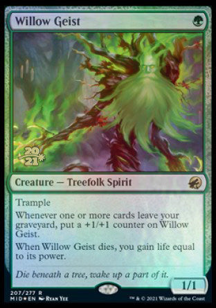 Willow Geist [Innistrad: Midnight Hunt Prerelease Promos] | Exor Games Truro