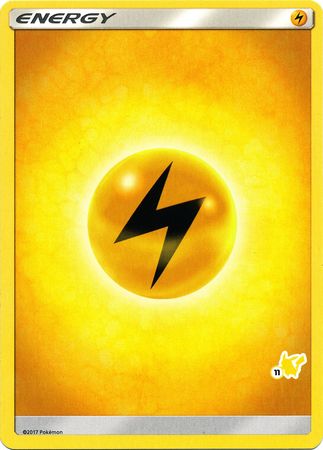 Lightning Energy (Pikachu Stamp #11) [Battle Academy 2020] | Exor Games Truro