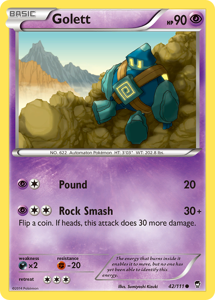 Golett (42/111) [XY: Furious Fists] | Exor Games Truro