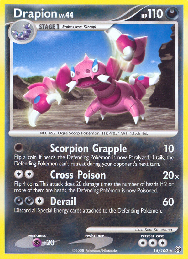 Drapion (15/100) [Diamond & Pearl: Stormfront] | Exor Games Truro