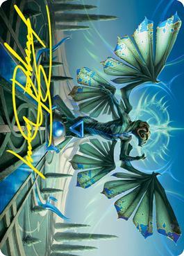 Tanazir Quandrix Art Card (Gold-Stamped Signature) [Strixhaven: School of Mages Art Series] | Exor Games Truro