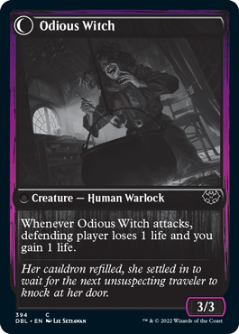 Ragged Recluse // Odious Witch [Innistrad: Double Feature] | Exor Games Truro