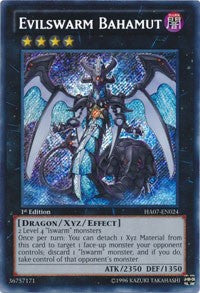 Evilswarm Bahamut [HA07-EN024] Secret Rare | Exor Games Truro